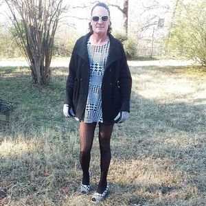 Toms Black & White Houndstooth Wedges 12W